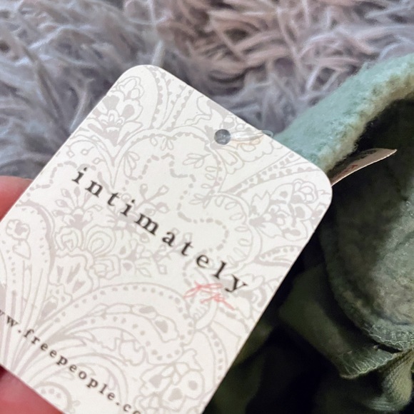 Intimately Free People Fleece Joggers In Valley Girl Combo Green Size Small - Picture 9 of 12